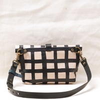 Image 3 of Grid Soft Fanny in black