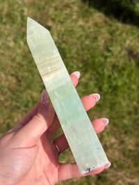 Image 2 of Pistachio Calcite Tower #1