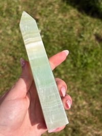 Image 4 of Pistachio Calcite Tower #1