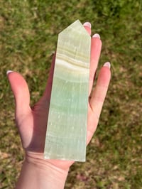 Image 7 of Pistachio Calcite Tower #1