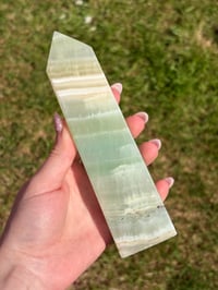 Image 3 of Pistachio Calcite Tower #2