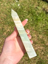 Image 4 of Pistachio Calcite Tower #2