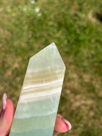Image 5 of Pistachio Calcite Tower #2