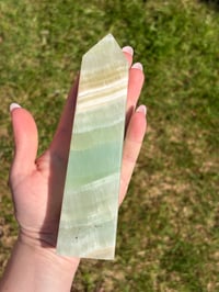 Image 7 of Pistachio Calcite Tower #2