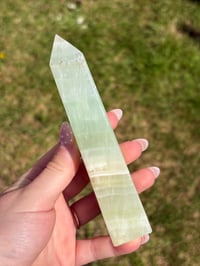 Image 2 of Pistachio Calcite Tower #3