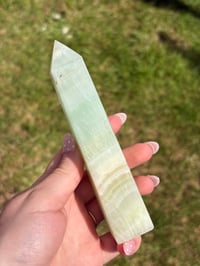 Image 4 of Pistachio Calcite Tower #3