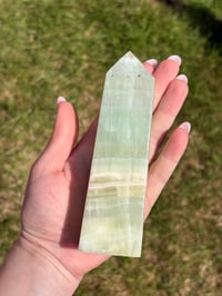 Image 7 of Pistachio Calcite Tower #3