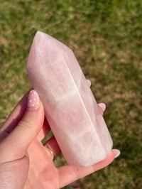 Image 2 of Rose Quartz Chunky Tower #1