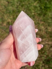 Image 3 of Rose Quartz Chunky Tower #2