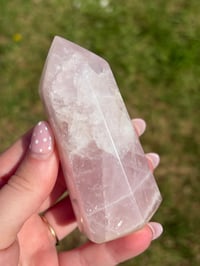 Image 3 of Rose Quartz Chunky Tower #4