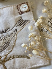 Image 5 of Embroidered Bird Kit Number Three 'Seedheads'
