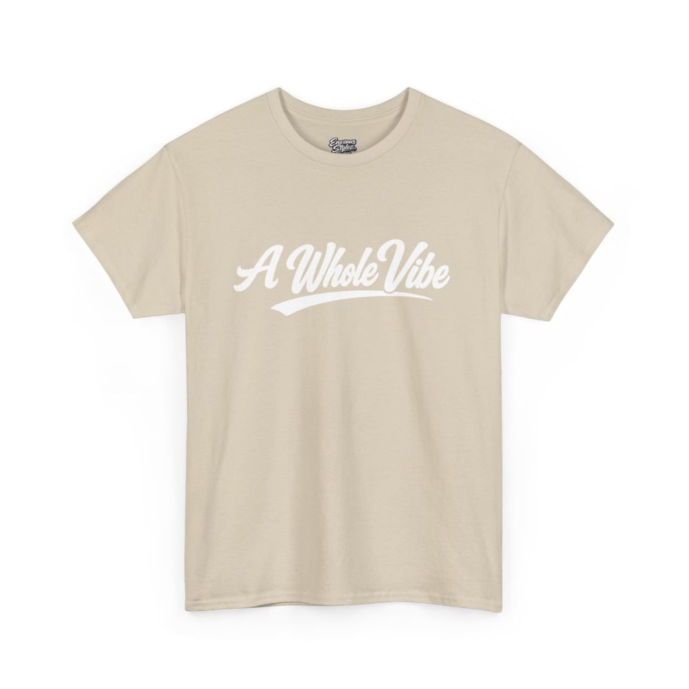 Image of A Whole Vibe T-Shirt — Retro Script Graphic Tee