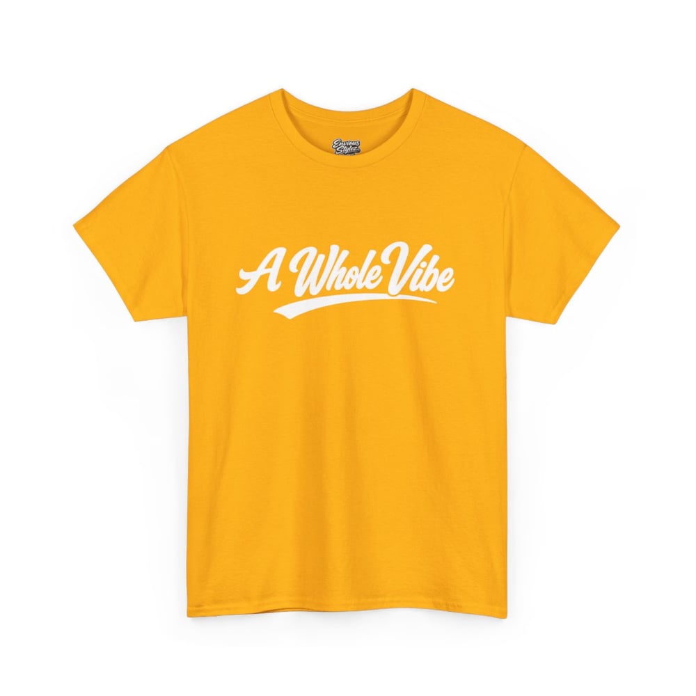 Image of A Whole Vibe T-Shirt — Retro Script Graphic Tee