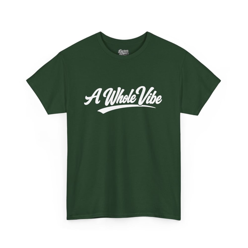 Image of A Whole Vibe T-Shirt — Retro Script Graphic Tee