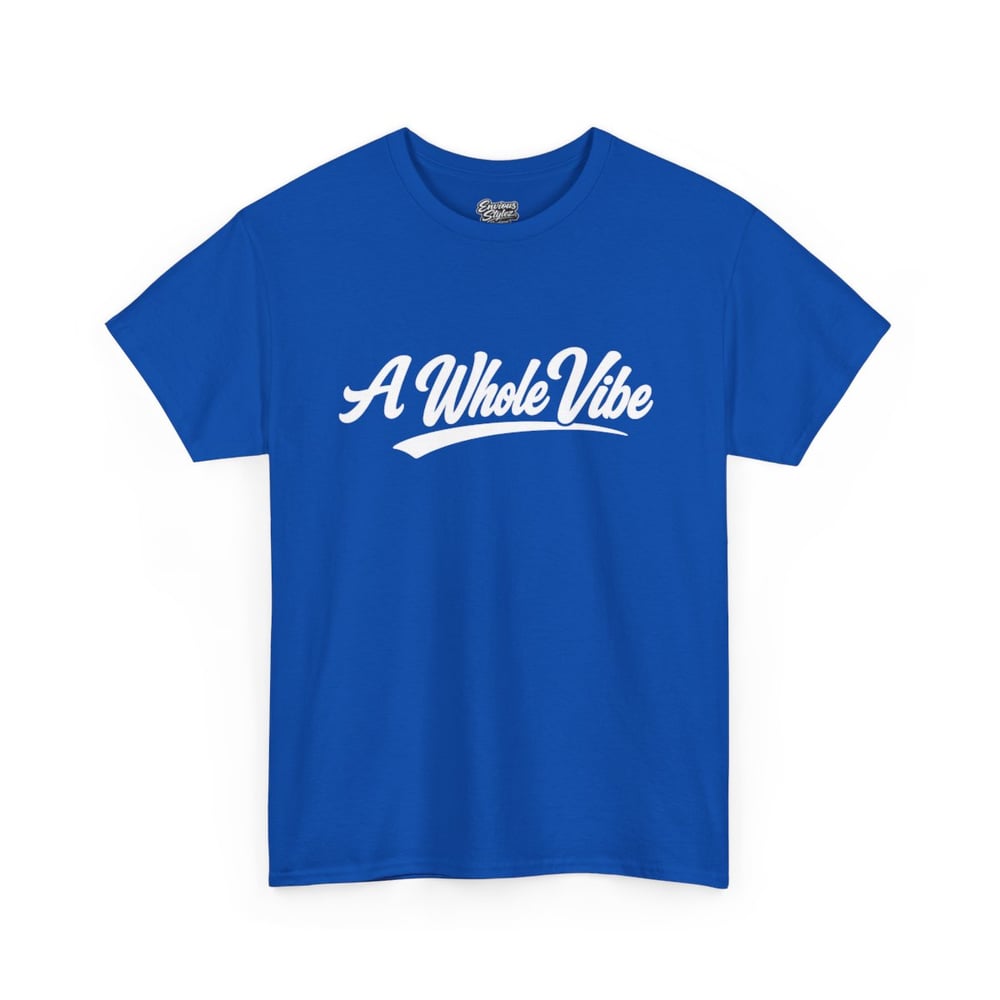 Image of A Whole Vibe T-Shirt — Retro Script Graphic Tee