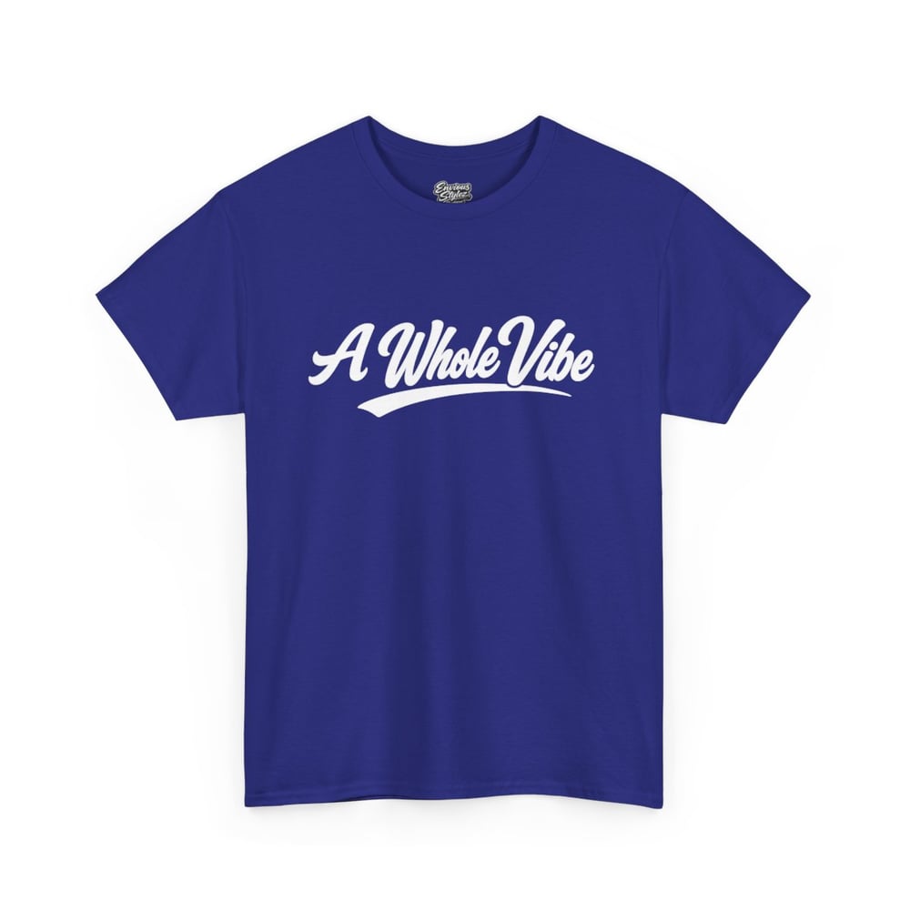 Image of A Whole Vibe T-Shirt — Retro Script Graphic Tee