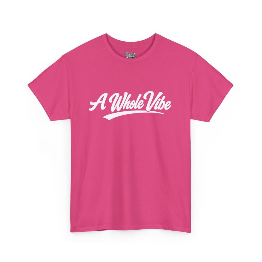 Image of A Whole Vibe T-Shirt — Retro Script Graphic Tee
