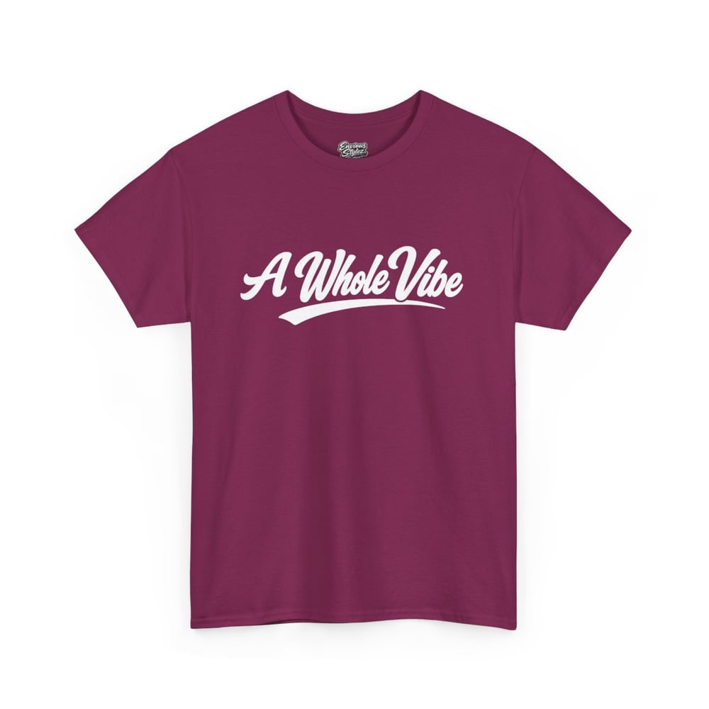 Image of A Whole Vibe T-Shirt — Retro Script Graphic Tee