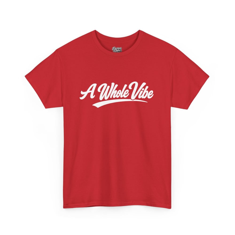 Image of A Whole Vibe T-Shirt — Retro Script Graphic Tee