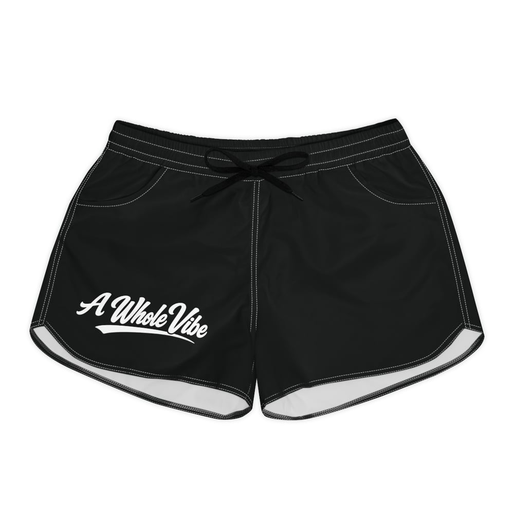 Image of Casual Women's Shorts — 'A Whole Vibe' Graphic Lounge Shorts-45ac4612