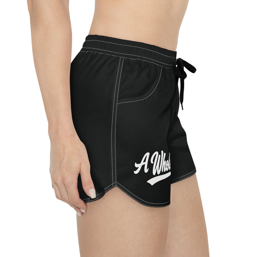 Image of Casual Women's Shorts — 'A Whole Vibe' Graphic Lounge Shorts-45ac4612