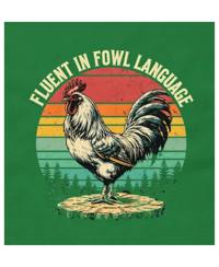 Image 1 of Fluent In Fowl Language Funny Chicken T-Shirt