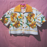 Image 1 of floral tablecloth croppy