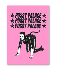 Pussy Palace Pink A4 Print