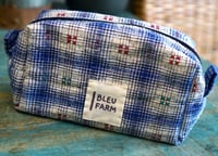 Image 2 of Small Fabric Makeup Bag – Vintage Fabric, Everyday Zipper Pouch