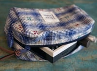 Image 4 of Small Fabric Makeup Bag – Vintage Fabric, Everyday Zipper Pouch
