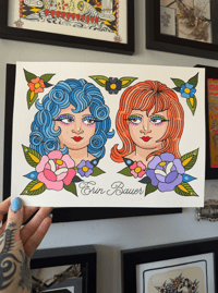 ORIGINAL PAINTING - SAPPHIC SUNDAY