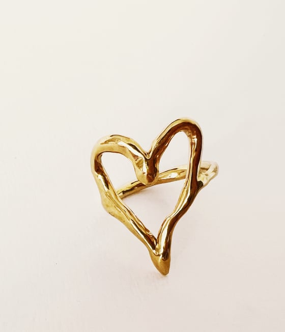 Image of Grace Heart Ring 