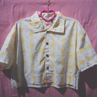 Image 1 of striped floral crop