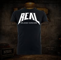 Real White Logo Tee