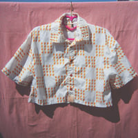 Image 1 of lightning houndstooth crop
