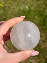 Image 3 of Clear Quartz Sphere #1