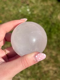Image 3 of Clear Quartz Sphere #2