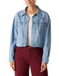 Image 1 of Cropped Toronto Blue Jays Vintage Denim Jacket