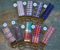 Image 5 of Handmade Essential Fabric Key Fob, Everyday Key Ring