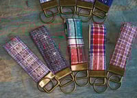 Image 3 of Handmade Essential Fabric Key Fob, Everyday Key Ring