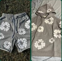 Grey Cotton Wreath BUNDLE