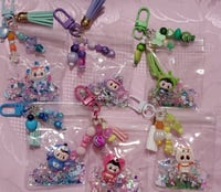 Image 1 of Bubu shaker beaded charm keychains