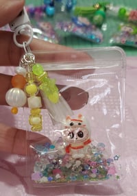 Image 2 of Bubu shaker beaded charm keychains