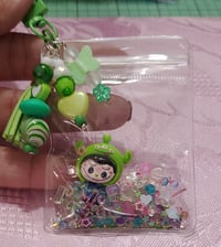 Image 4 of Bubu shaker beaded charm keychains