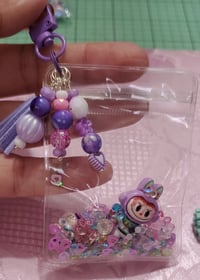 Image 6 of Bubu shaker beaded charm keychains