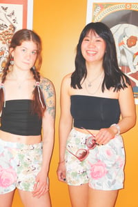Image 3 of floral clash shorts
