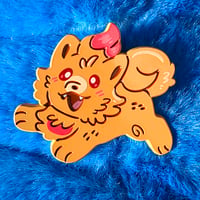Pombon soft enamel pin