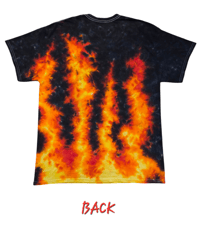 Image 2 of Size XL- crew neck - FLAMES 
