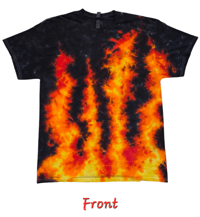 Image 1 of Size XL- crew neck - FLAMES 