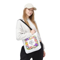 Image 2 of Mother's Day Floral Tote Bag — "Happy Mother's Day" Gift Bag